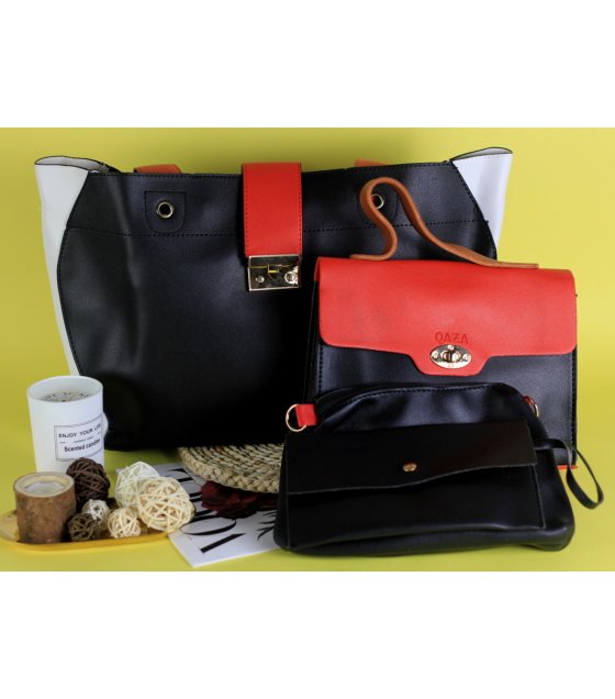 H1622 - Casual Fashion 3pc Handbag Set